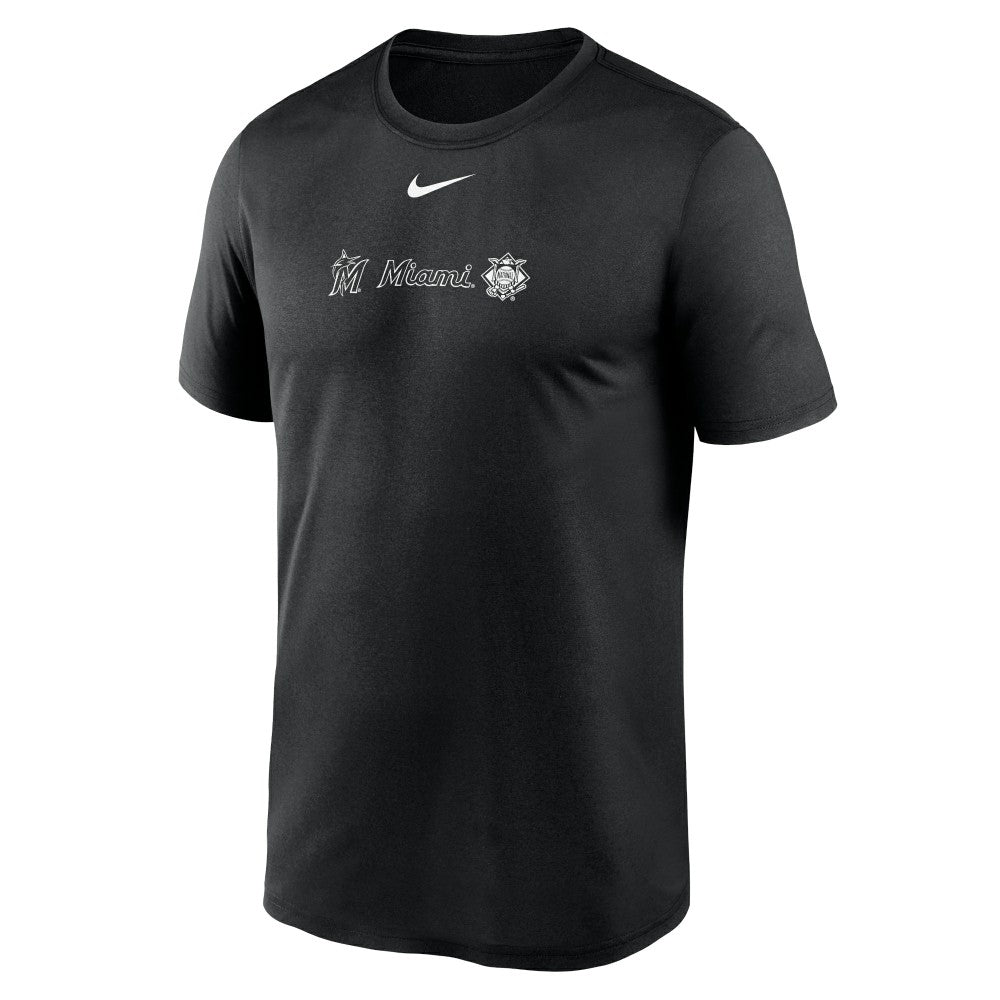 Miami Marlins Nike Fashion Over Shoulder Logo Legend T-Shirt | MLB Discount