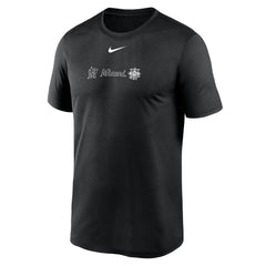 Miami Marlins Nike Fashion Over Shoulder Logo Legend T-Shirt | MLB Discount