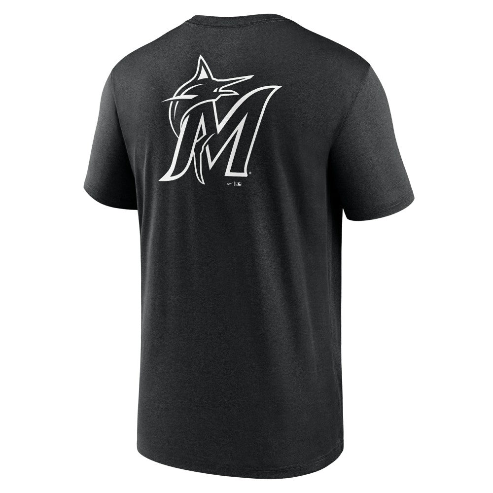 Miami Marlins Nike Fashion Over Shoulder Logo Legend T-Shirt | MLB Discount