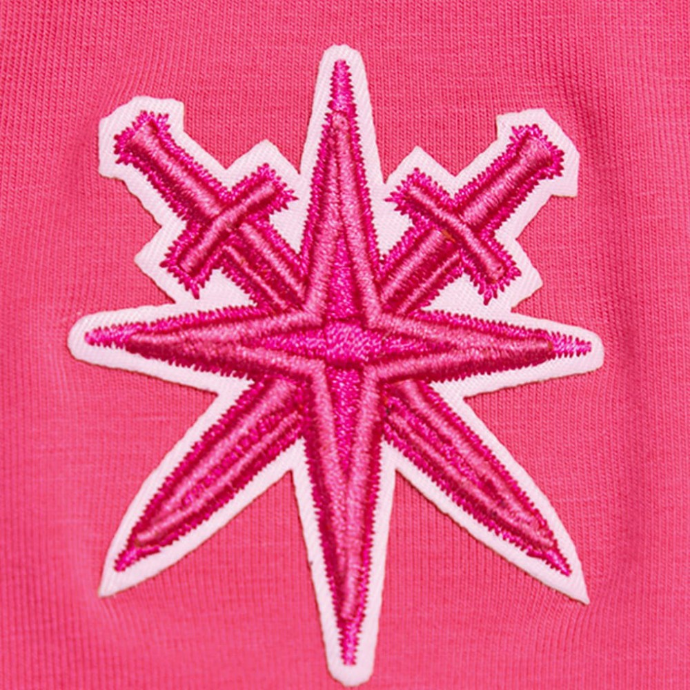 Vegas Golden Knights Pro Standard Women's Triple Pink Cropped Boxy T-Shirt Outlet