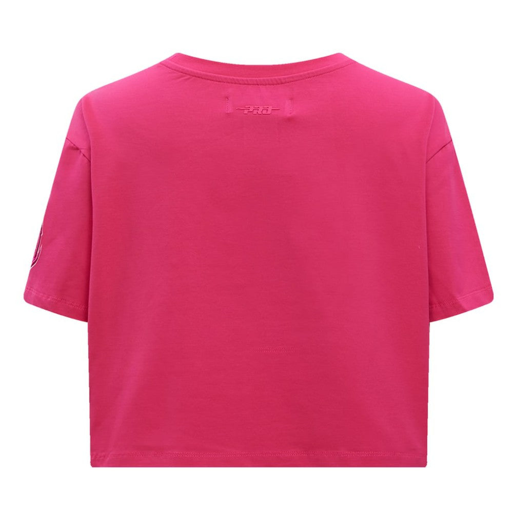 Seattle Kraken Pro Standard Women's Triple Pink Cropped Boxy T-Shirt Sale