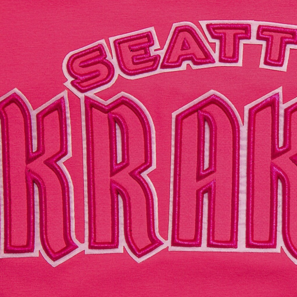 Seattle Kraken Pro Standard Women's Triple Pink Cropped Boxy T-Shirt Sale