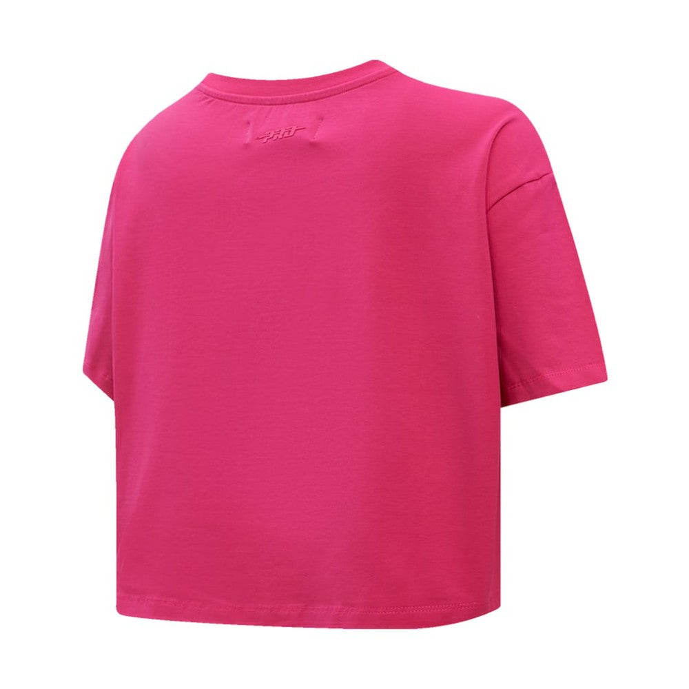 Washington Capitals Pro Standard Women's Triple Pink Cropped Boxy T-Shirt For Sale