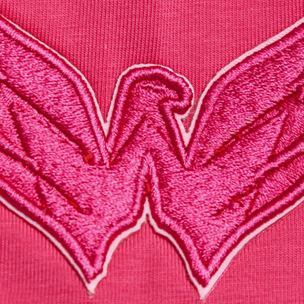 Washington Capitals Pro Standard Women's Triple Pink Cropped Boxy T-Shirt For Sale