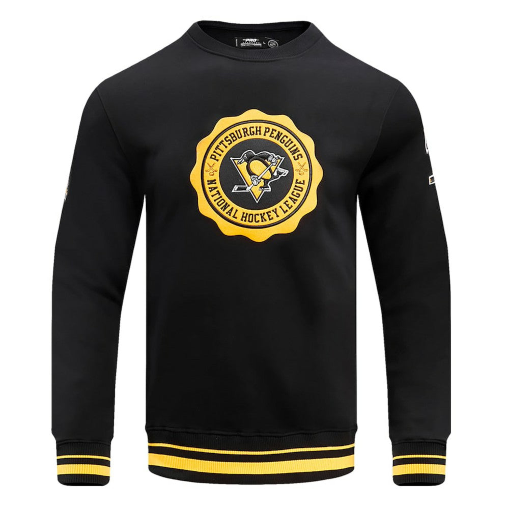 Pittsburgh Penguins Pro Standard Crest Emblem Pullover Sweatshirt Sale