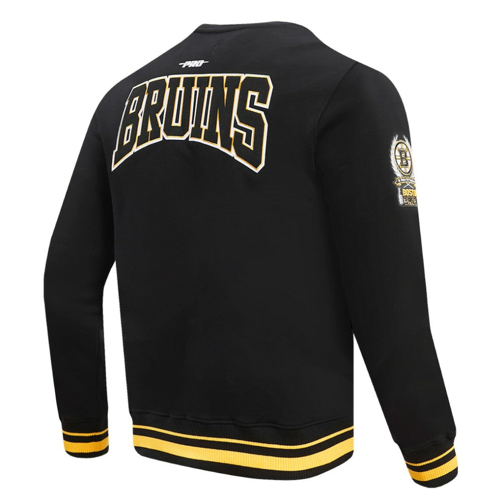Boston Bruins Pro Standard Crest Emblem Pullover Sweatshirt Discount