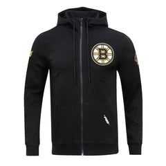 Boston Bruins Pro Standard Classic Chenille Full-Zip Hoodie Jacket Sale