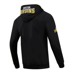 Boston Bruins Pro Standard Classic Chenille Full-Zip Hoodie Jacket Sale