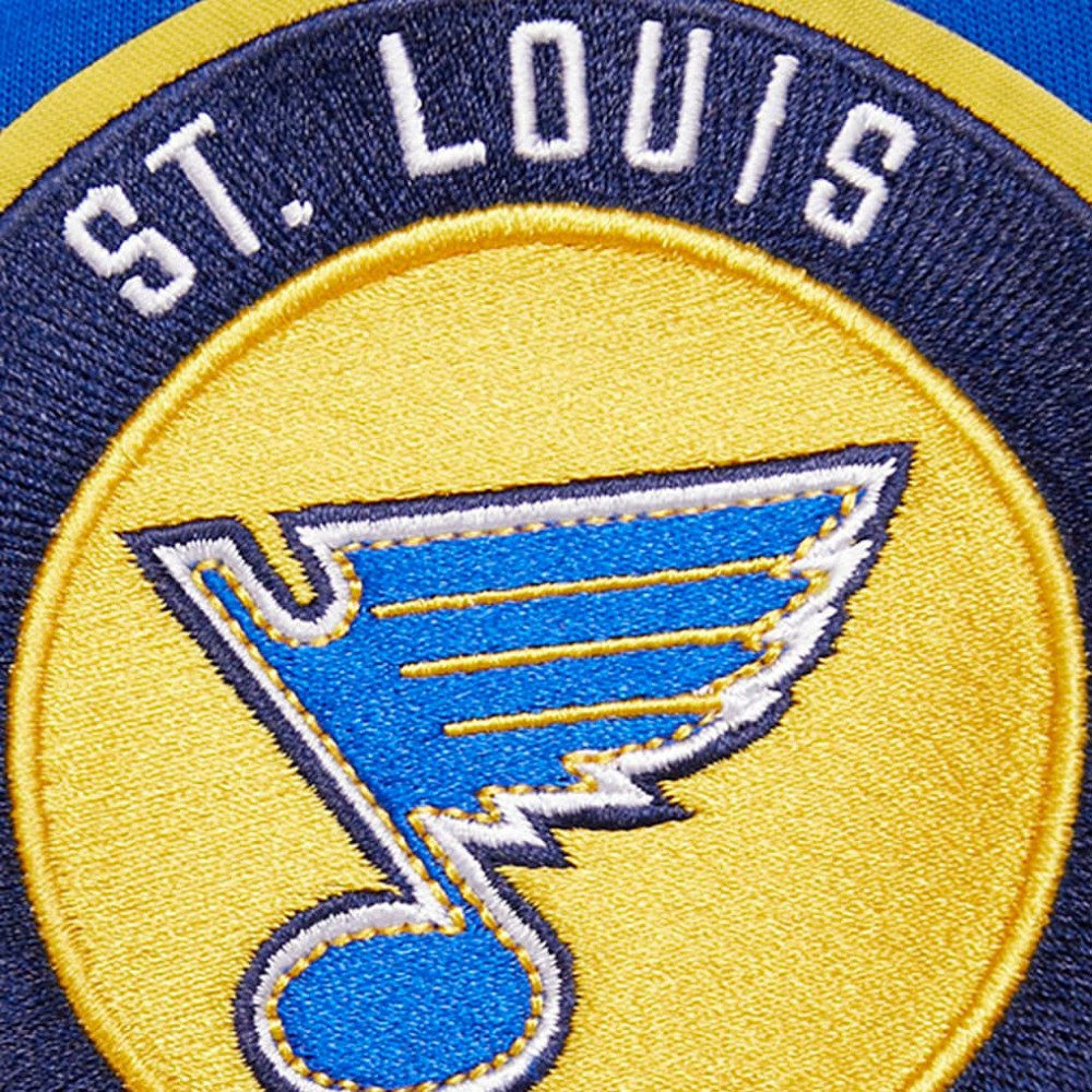 St. Louis Blues Pro Standard Classic Chenille Full-Zip Hoodie Jacket Outlet