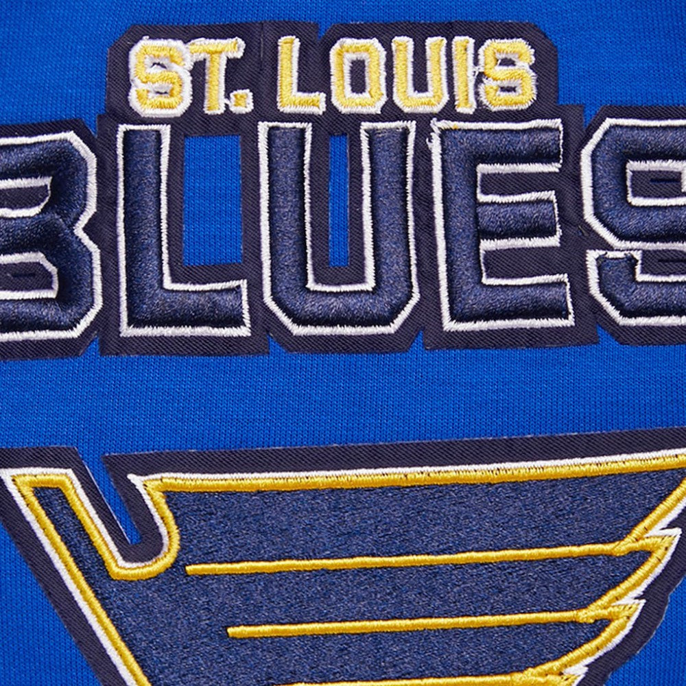St. Louis Blues Pro Standard Classic Chenille Full-Zip Hoodie Jacket Outlet