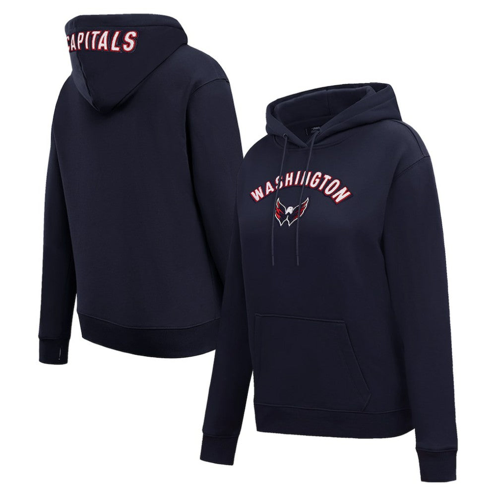 Washington Capitals Pro Standard Women's Classic Chenille Pullover Hoodie For Sale