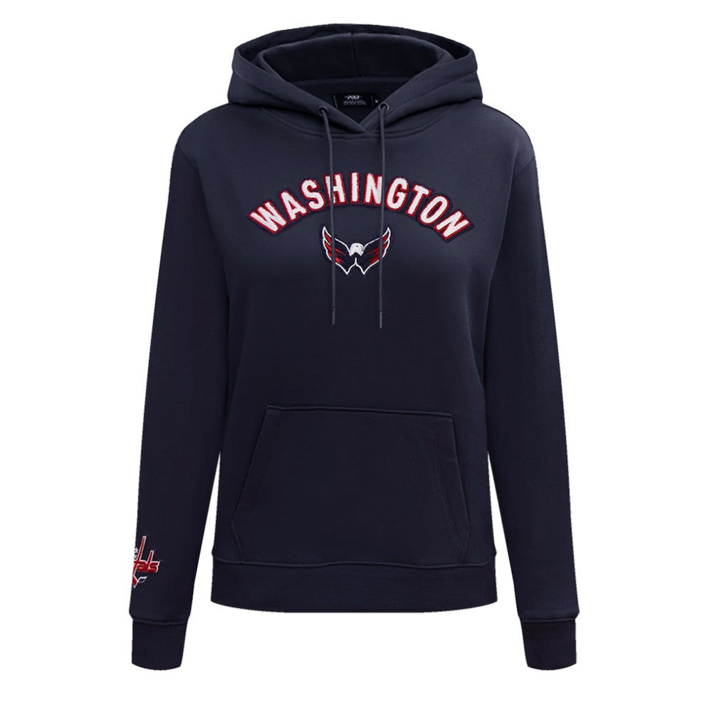 Washington Capitals Pro Standard Women's Classic Chenille Pullover Hoodie For Sale