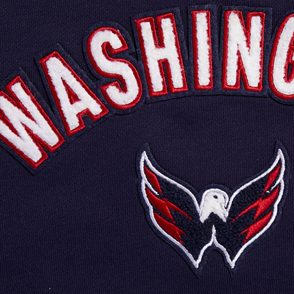 Washington Capitals Pro Standard Women's Classic Chenille Pullover Hoodie For Sale