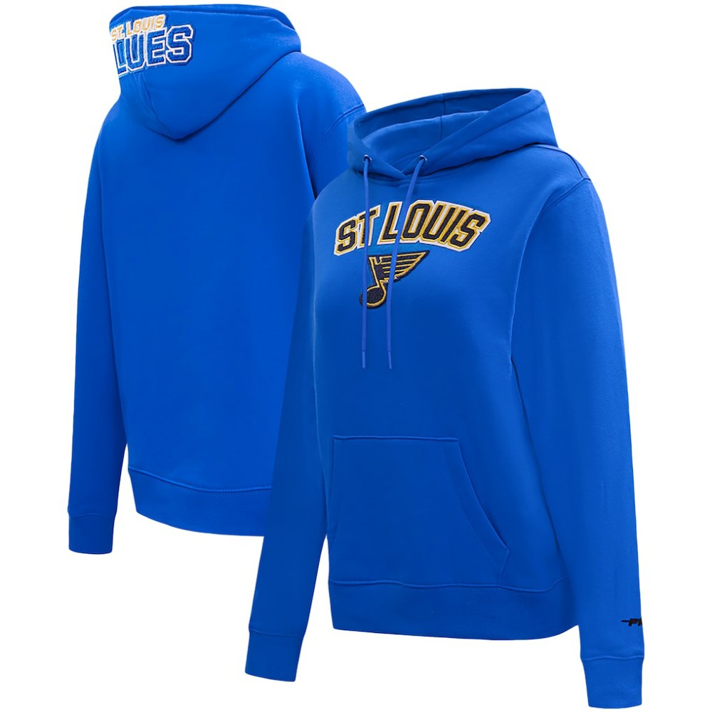 St. Louis Blues Pro Standard Women's Classic Chenille Pullover Hoodie Online