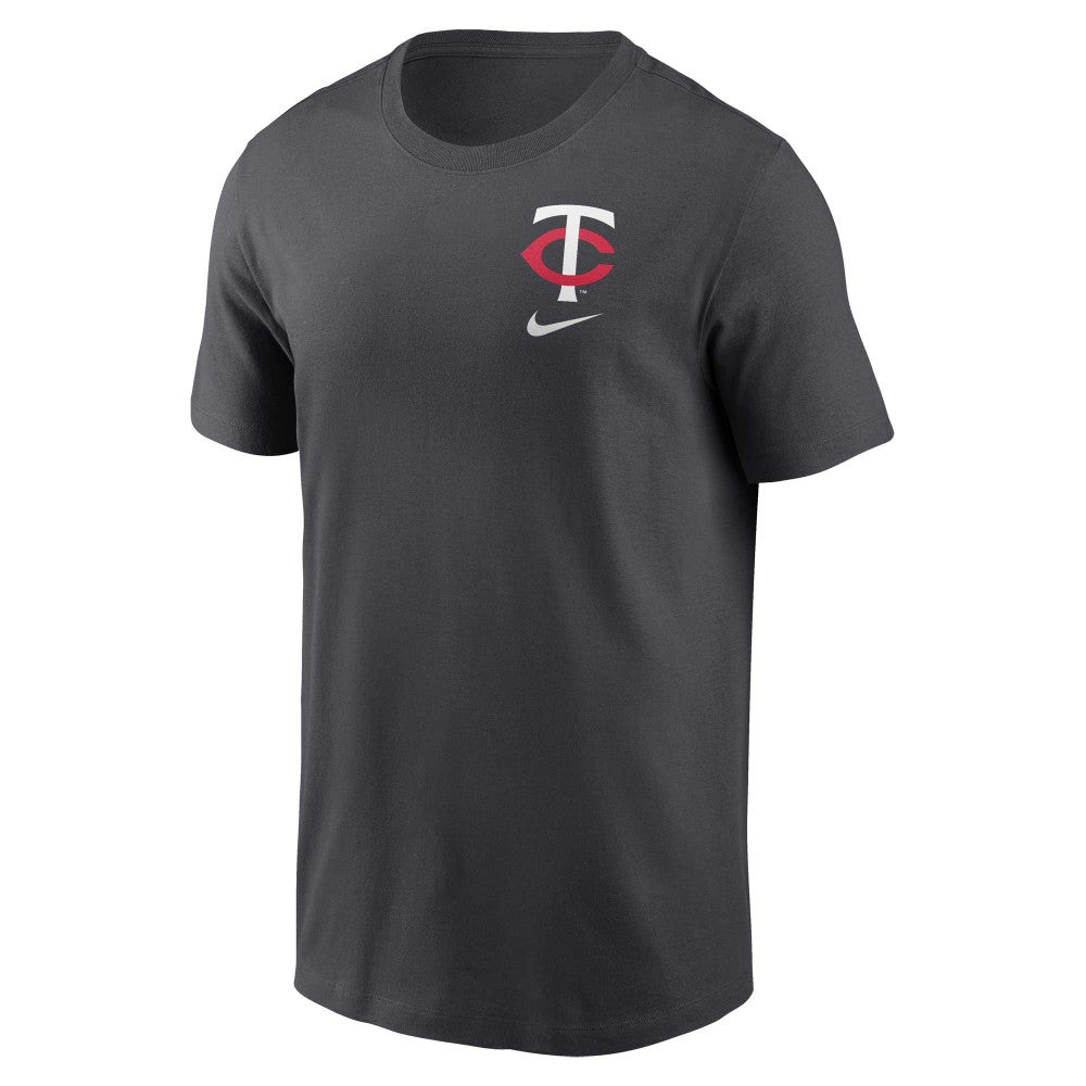 Minnesota Twins Nike Logo Sketch Bar T-Shirt | MLB US