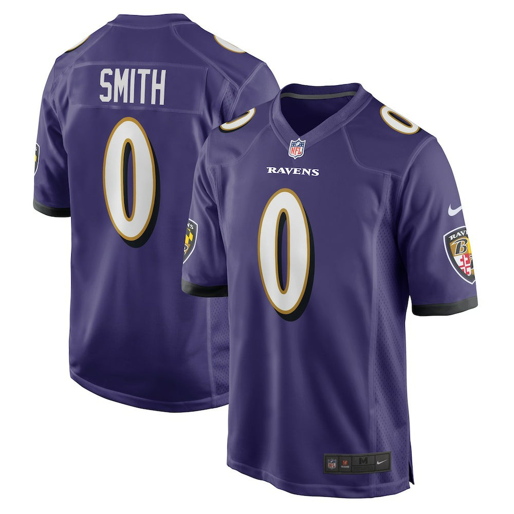 Baltimore Ravens Nike Roquan Smith  Team Game Jersey