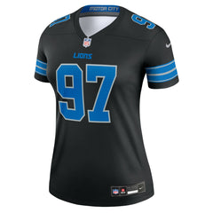 Detroit Lions Nike Aidan Hutchinson  Women's Alternate Legend Player Performance Top