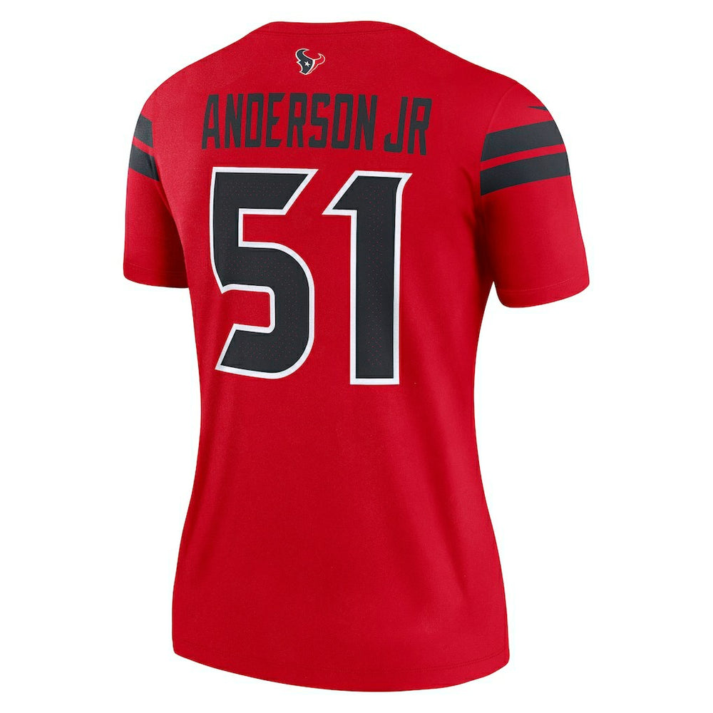 Houston Texans Nike Will Anderson Jr.  Women's Alternate Legend Player Performance Top