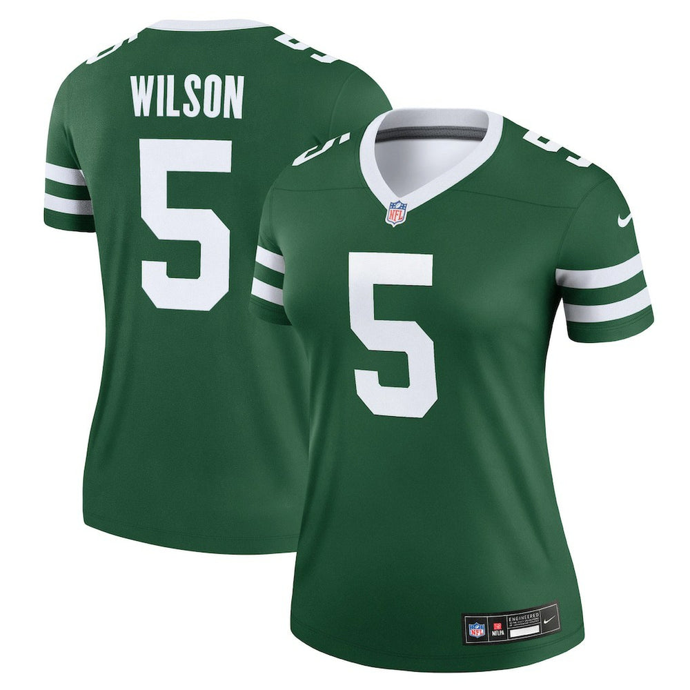 New York Jets Nike Garrett Wilson  Women's Legend Player Performance Top