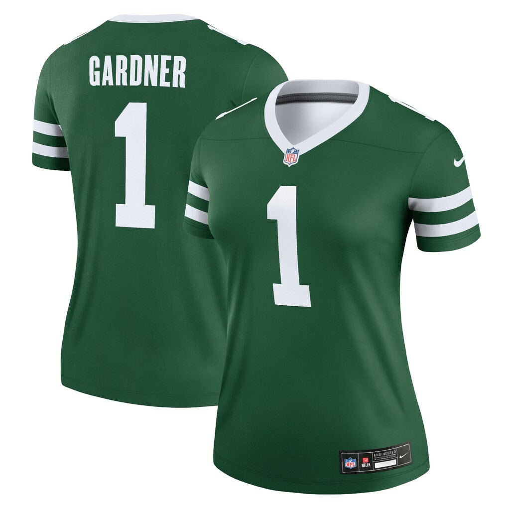 New York Jets Nike Ahmad Sauce Gardner  Women's Legend Player Performance Top