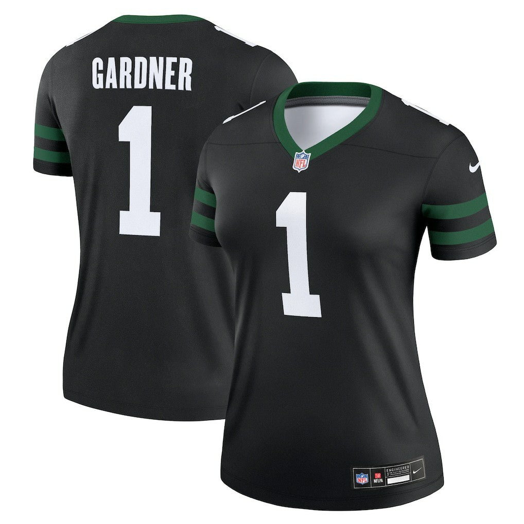 New York Jets Nike Ahmad Sauce Gardner  Women's Alternate Legend Player Performance Top