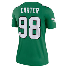 Philadelphia Eagles Nike Jalen Carter  Women's Alternate Legend Player Performance Top