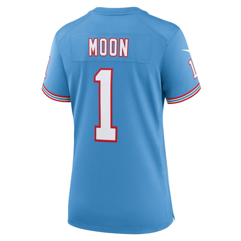 Tennessee Titans Nike Warren Moon  Women's Oilers Throwback Retired Player Game Jersey