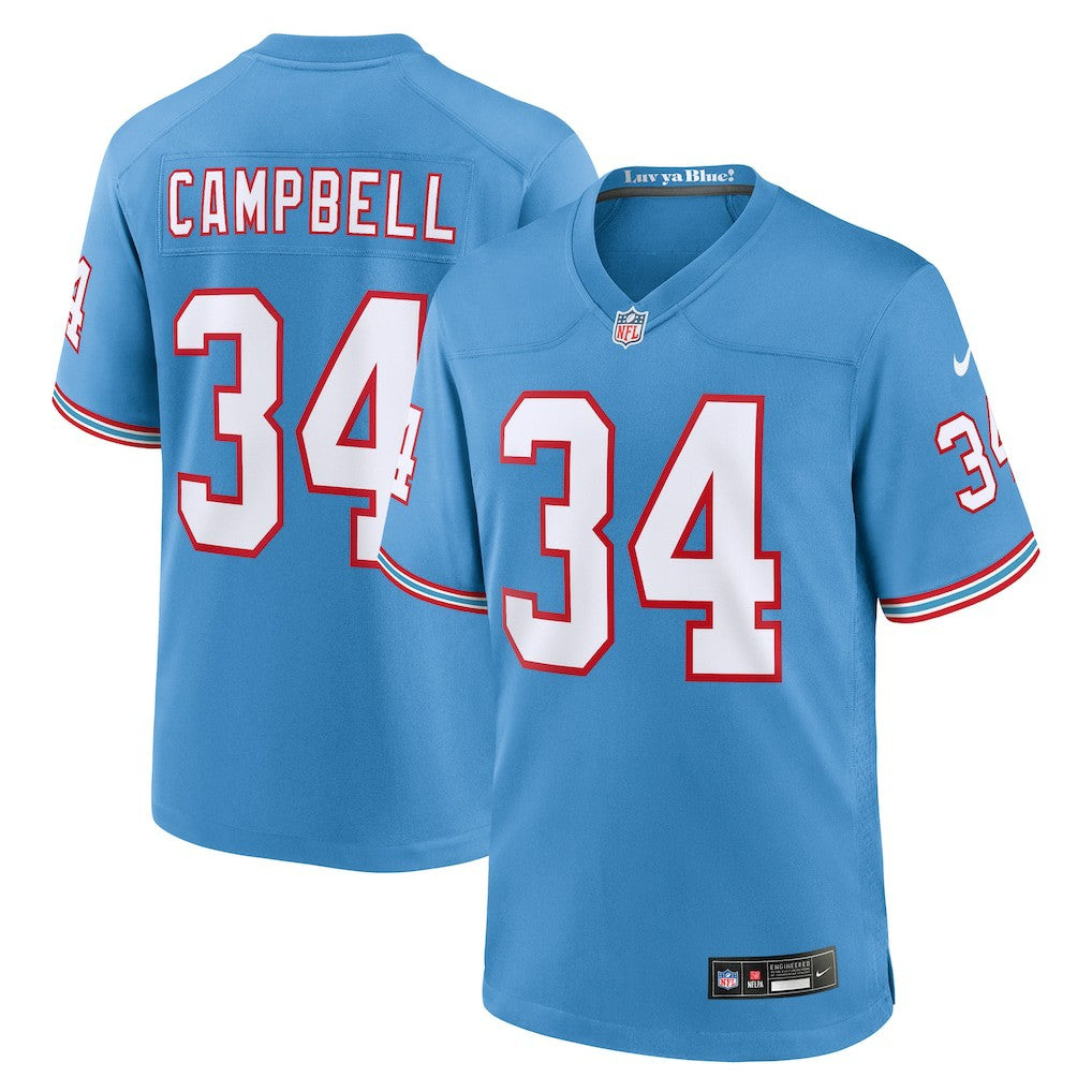 Tennessee Titans Nike Earl Campbell  Retired Player Alternate Game Jersey