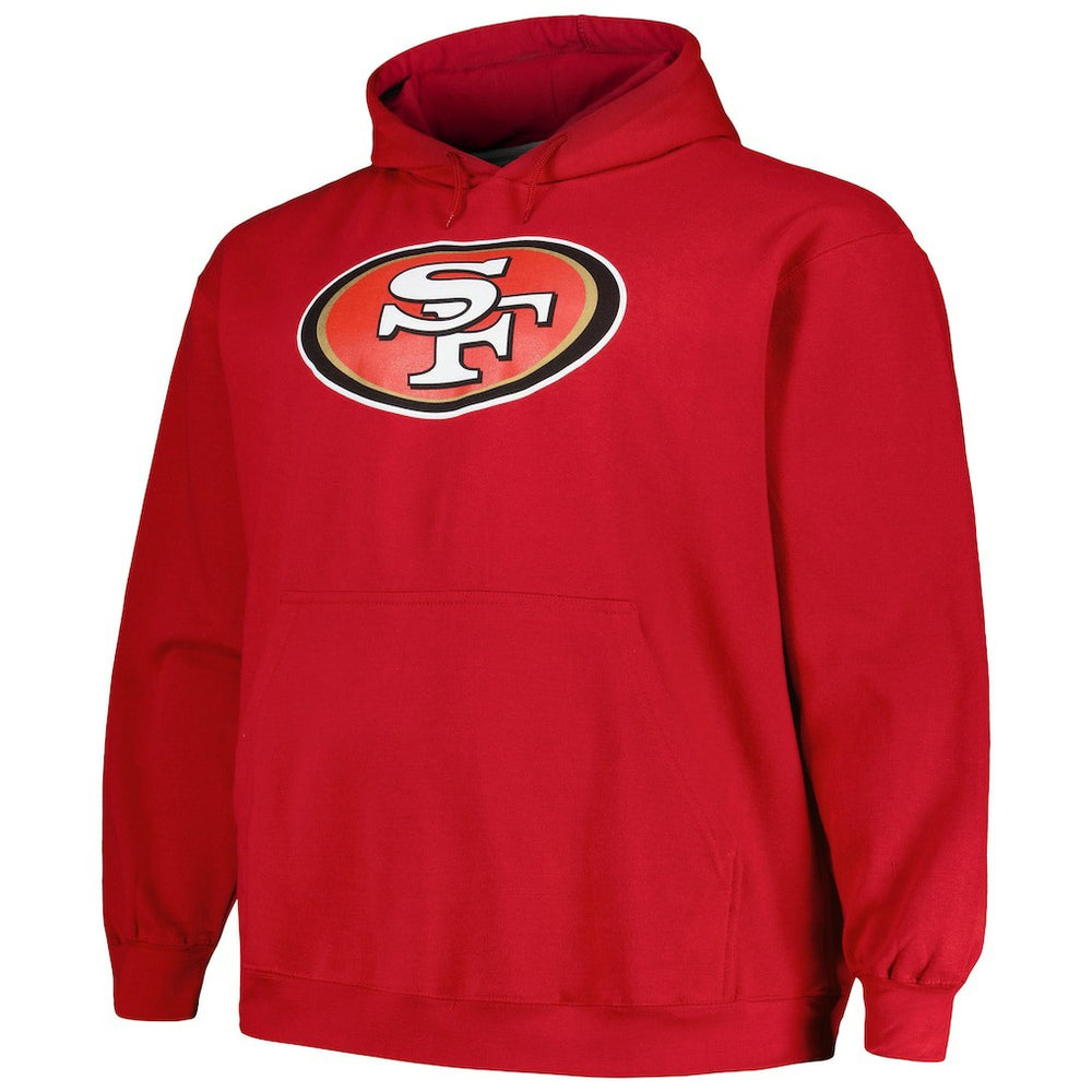 San Francisco 49ers Fanatics Christian McCaffrey  Big & Tall Fleece Name & Number Pullover Hoodie