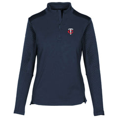 Minnesota Twins Levelwear Women's Daybreak Insignia Core Quarter-Zip Pullover Top | MLB Online