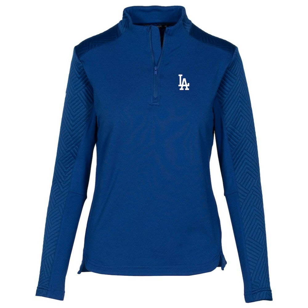 Los Angeles Dodgers Levelwear Women's Daybreak Insignia 2.0 Quarter-Zip Pullover Top | MLB Online