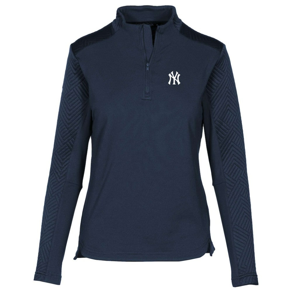 New York Yankees Levelwear Women's Daybreak Insignia 2.0 Quarter-Zip Pullover Top | MLB New