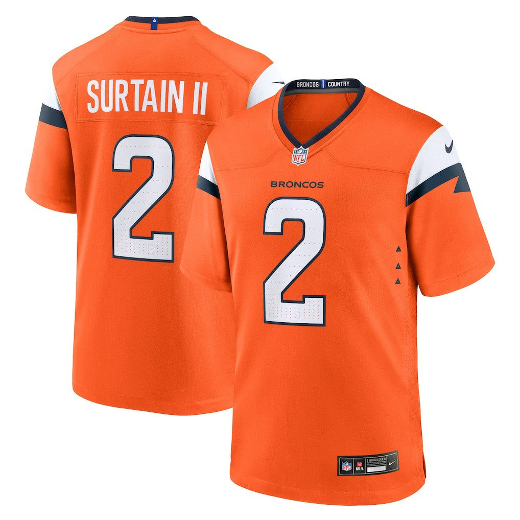 Denver Broncos Nike Patrick Surtain II  Mile High Collection Game Jersey