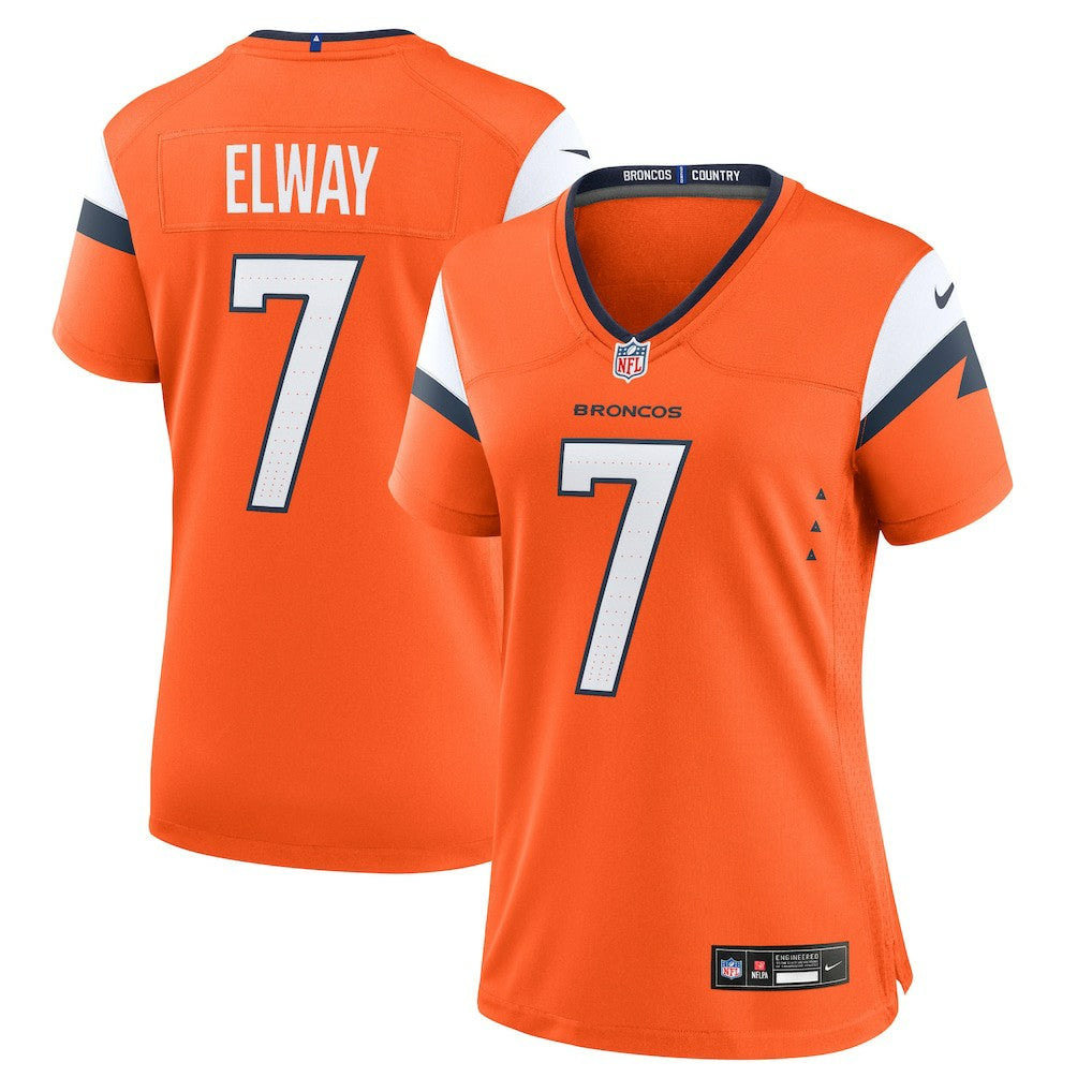 Denver Broncos Nike John Elway  Women's Mile High Collection Retired Player Game Jersey