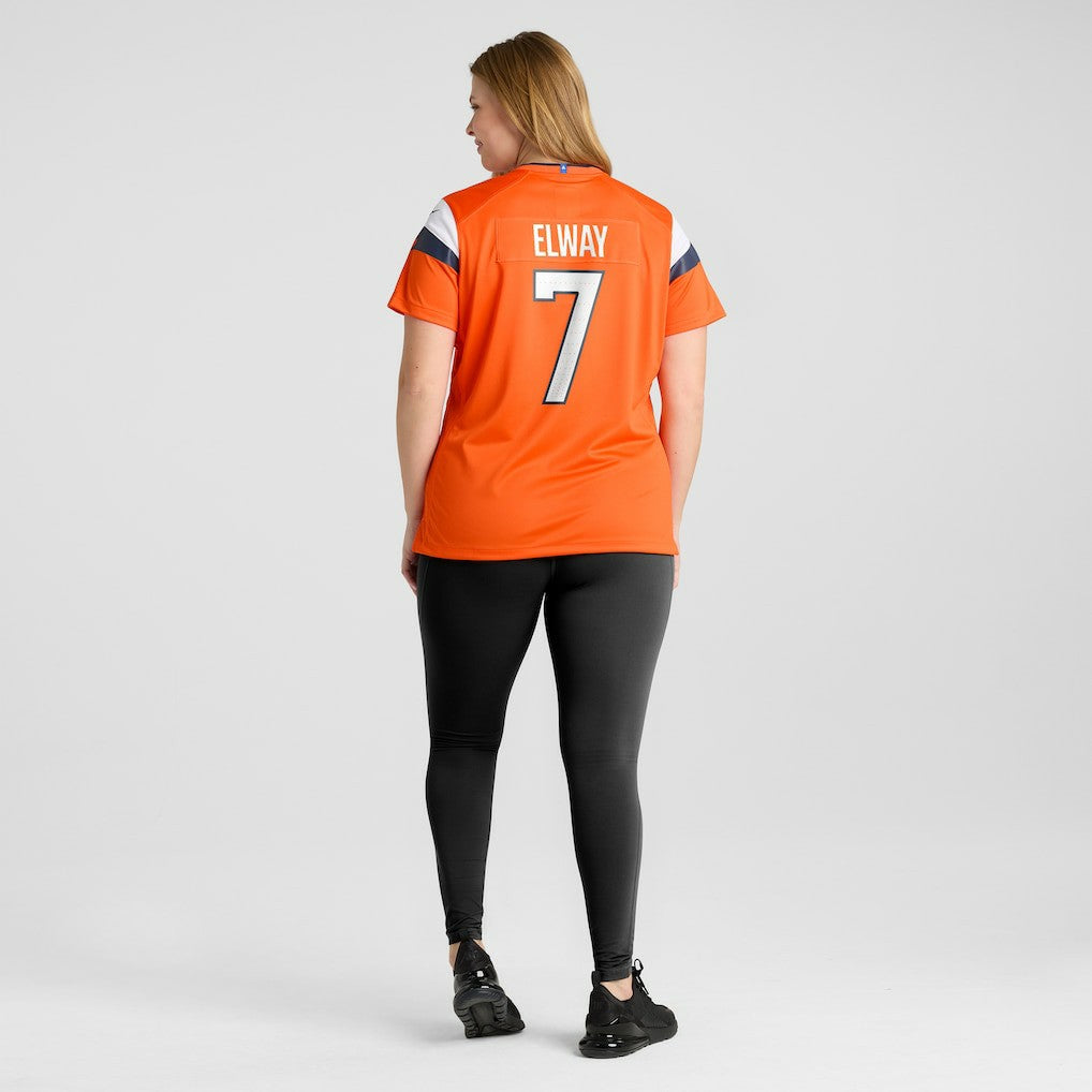 Denver Broncos Nike John Elway  Women's Mile High Collection Retired Player Game Jersey