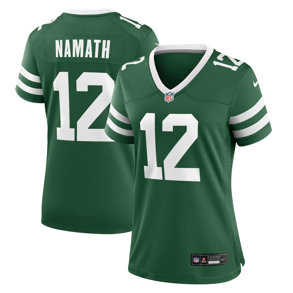 New York Jets Nike Joe Namath  Women's Retired Player Game Jersey
