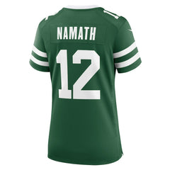 New York Jets Nike Joe Namath  Women's Retired Player Game Jersey