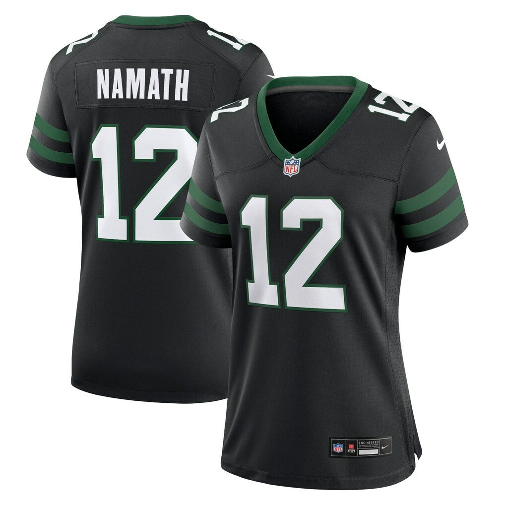 New York Jets Nike Joe Namath  Women's Retired Player Alternate Game Jersey