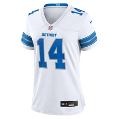 Detroit Lions Nike Amon-Ra St. Brown  Women's White Game Jersey