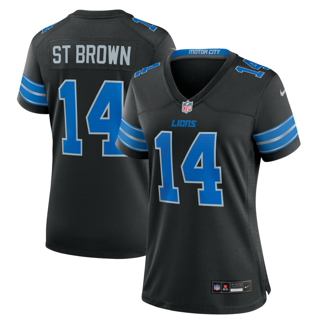 Detroit Lions Nike Amon-Ra St. Brown  Women's 2nd Alternate Game Jersey
