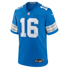 Detroit Lions Nike Jared Goff  Game Jersey