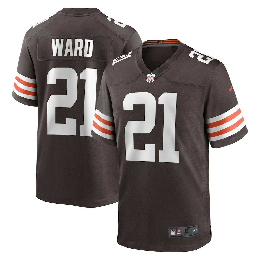 Cleveland Browns Nike Denzel Ward  Game Jersey