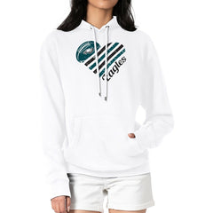 Philadelphia Eagles  G-III 4Her by Carl Banks Women's Heart Graphic Fleece Pullover Hoodie