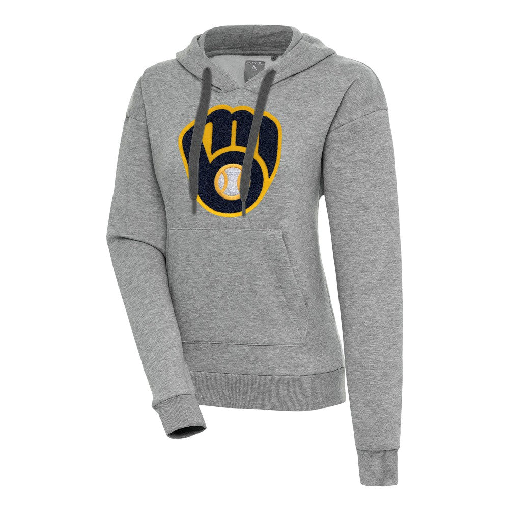 Milwaukee Brewers Antigua Women's Victory Pullover Hoodie | MLB Sale