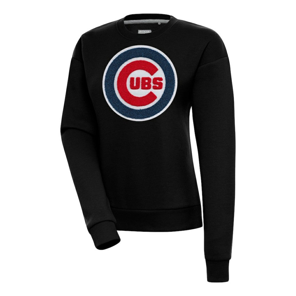 Chicago Cubs Antigua Women's Victory Chenille Pullover Sweatshirt | MLB For sale