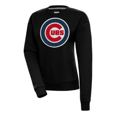 Chicago Cubs Antigua Women's Victory Chenille Pullover Sweatshirt | MLB For sale