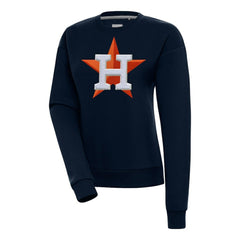 Houston Astros Antigua Women's Victory Chenille Pullover Sweatshirt | MLB On Sale