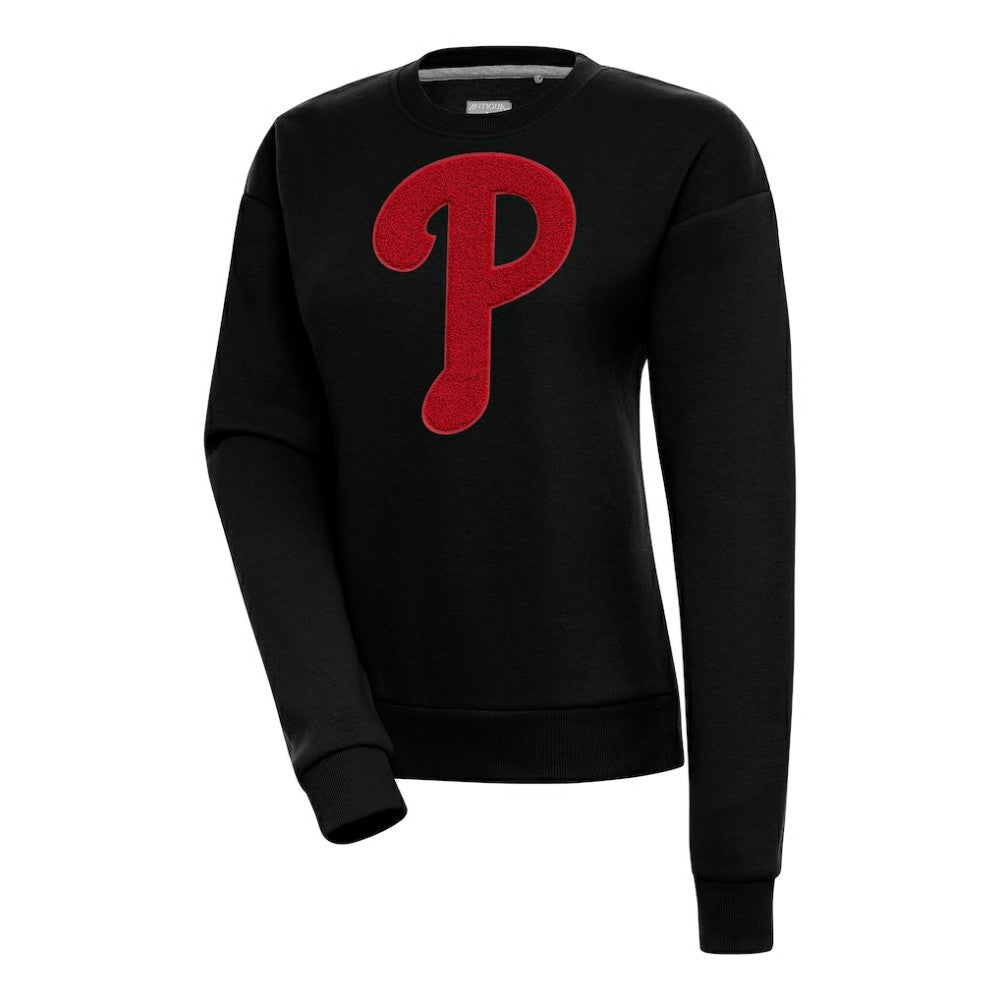 Philadelphia Phillies Antigua Women's Victory Chenille Pullover Sweatshirt | MLB For sale