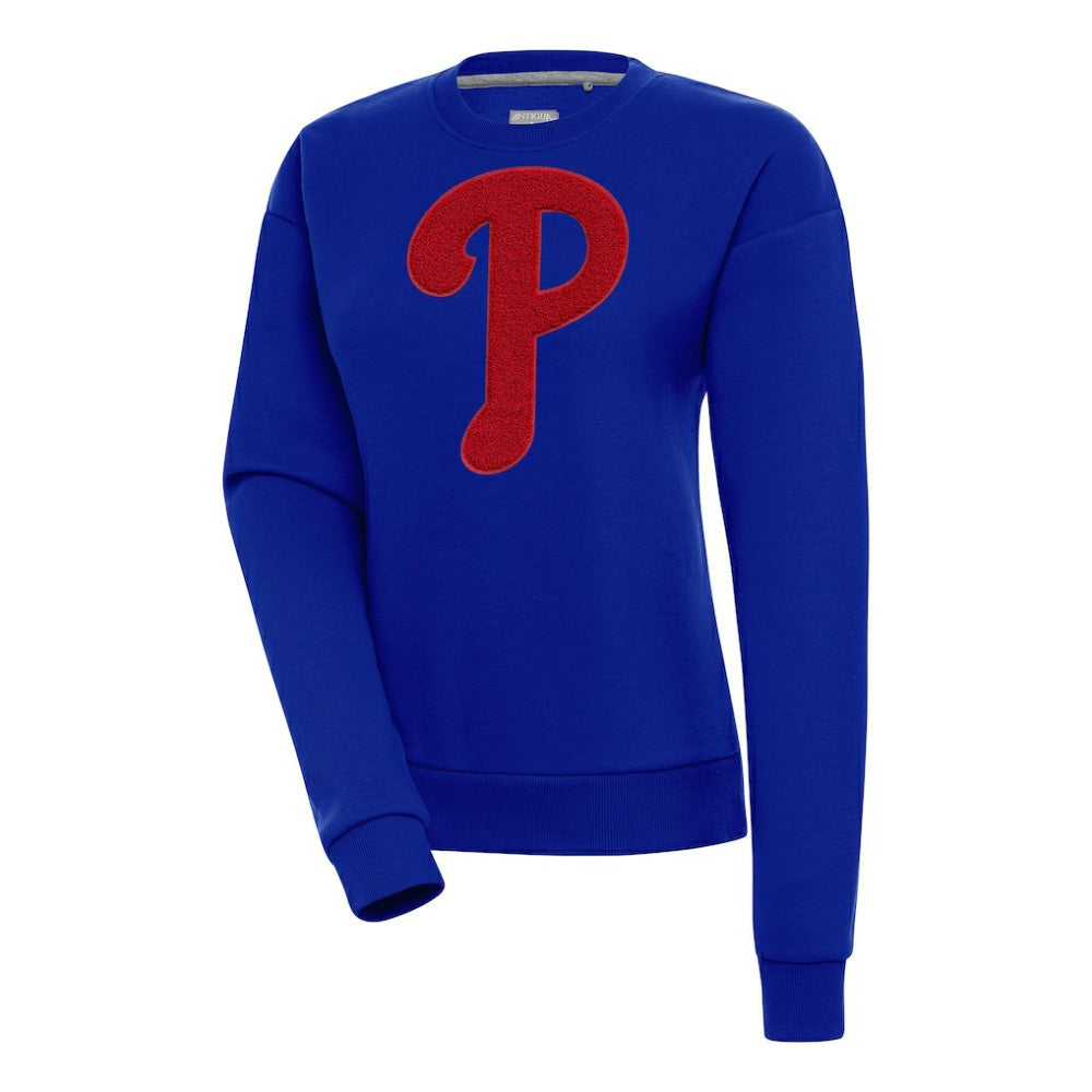 Philadelphia Phillies Antigua Women's Victory Chenille Pullover Sweatshirt | MLB Sale