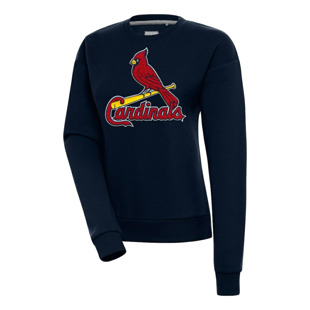 St. Louis Cardinals Antigua Women's Victory Chenille Pullover Sweatshirt | MLB Near me